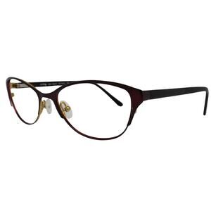 AirMag A6333 C3 Burgundy/Bronze 53-16-138mm Eyeglasses FRAMES ONLY - GOOD